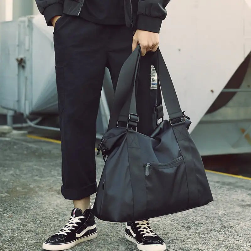 Men's Large-capacity Hand-held Travel Duffel Bag