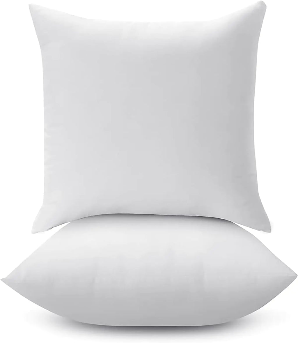 LANE LINEN 18 x 18 Throw Pillow Inserts - Pack of 2