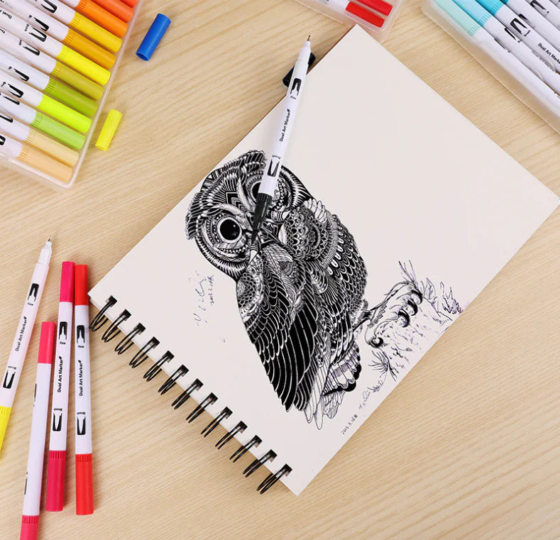 Water-Based Color Markers and Drawing Pens