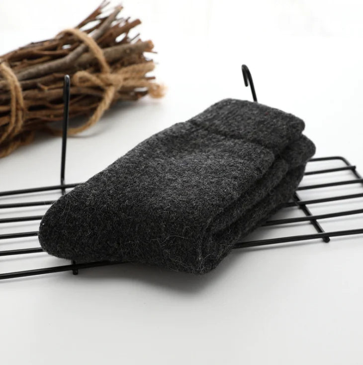 Cozy Wool-Rabbit Blend Socks