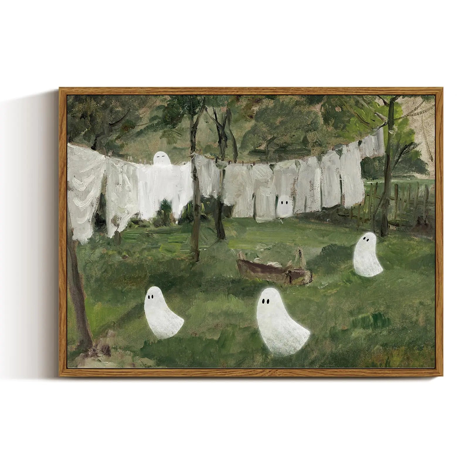 Gothic Halloween Landscape Canvas Art
