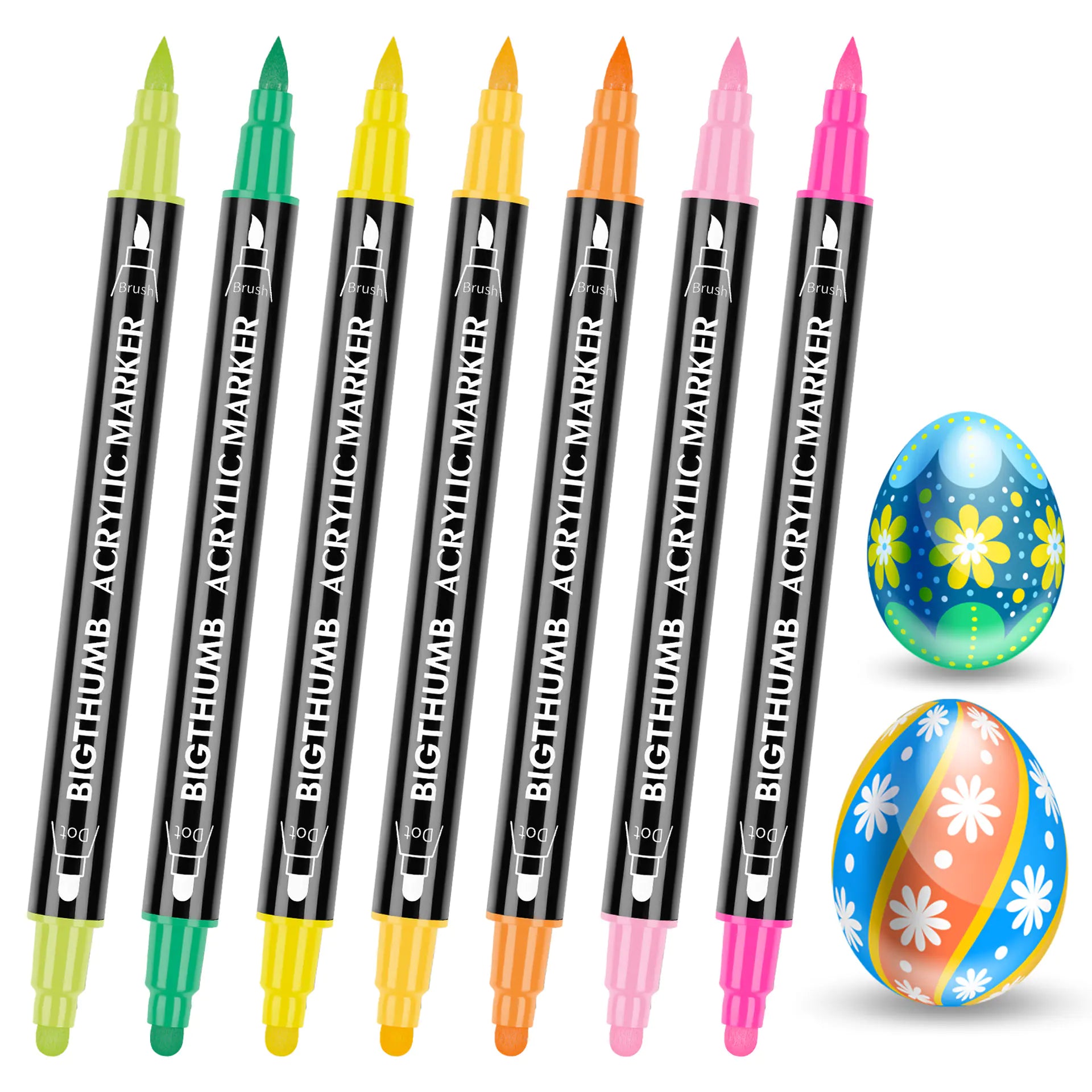 Acrylic Dual-Head Marker Pens