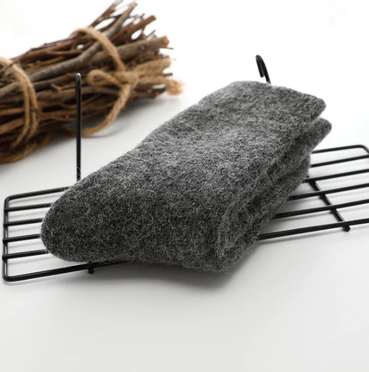 Cozy Wool-Rabbit Blend Socks