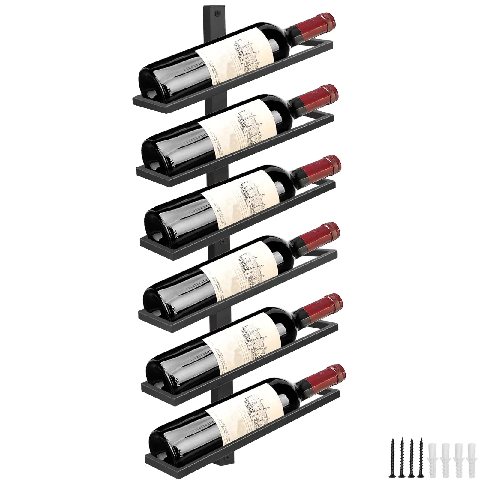 Wall Mounted Wine Bottle Rack