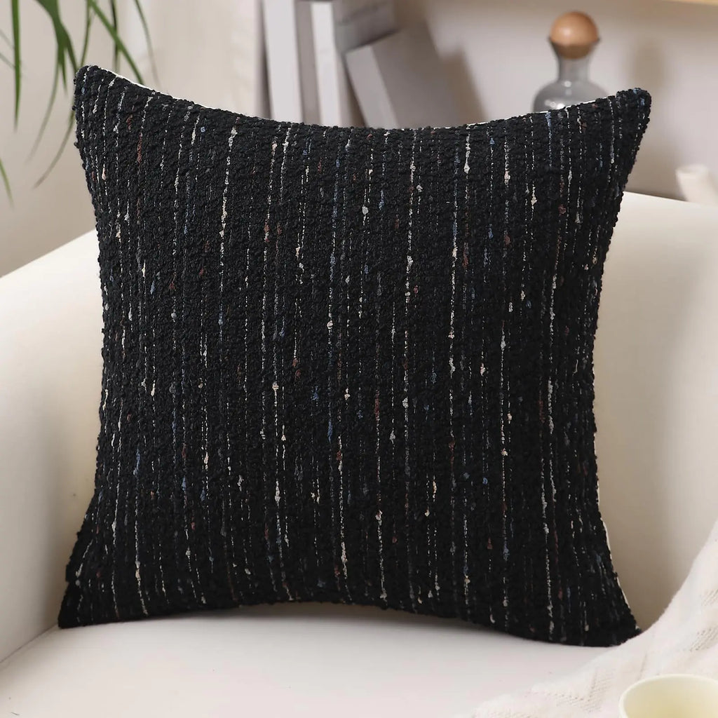 Modern Boucle Striped Cushion Cover  18x18