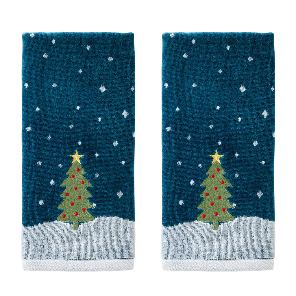 Hand Towel Set Simple Tree 2 Count