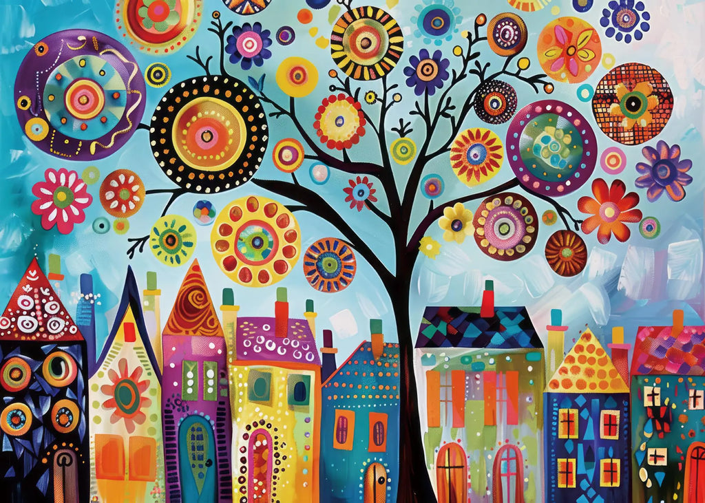 Colorful Jigsaw Puzzle 1000 Pieces