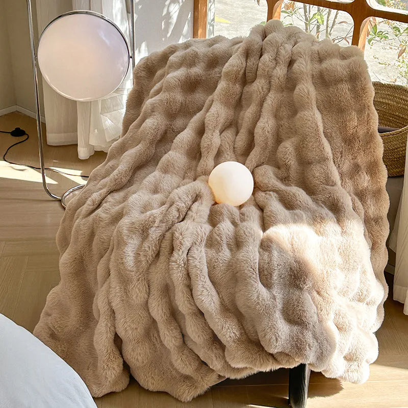 Plush Velvety Rabbit Blanket