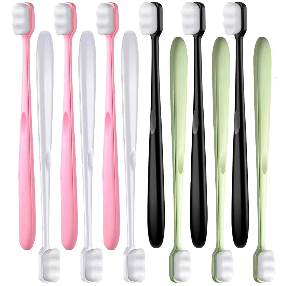 GentleBrush 12pc Ultra Soft Nano Toothbrush Set