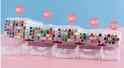 Double-Head Water-Based Markers for Students (24/48 Colors)