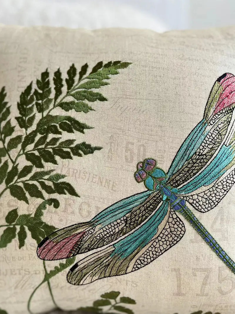 Dragonfly Pillow Covers 2-pcs 18x18 Inch
