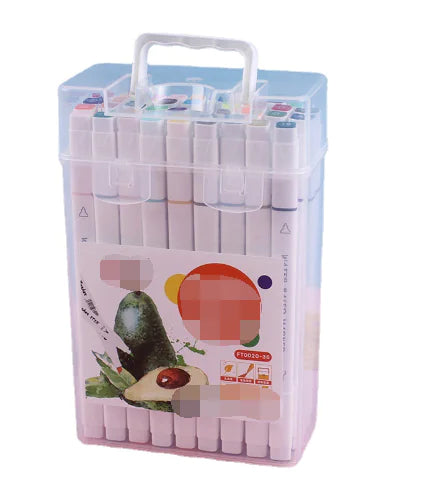 Double-Head Water-Based Markers for Students (24/48 Colors)