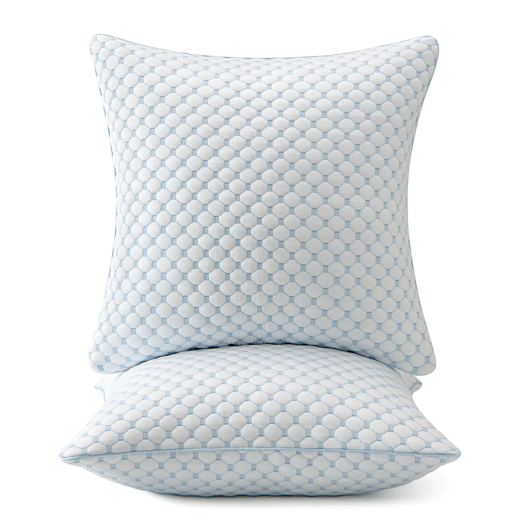 MIULEE 24x24 Cooling Memory Foam Pillow Inserts, Set of 2