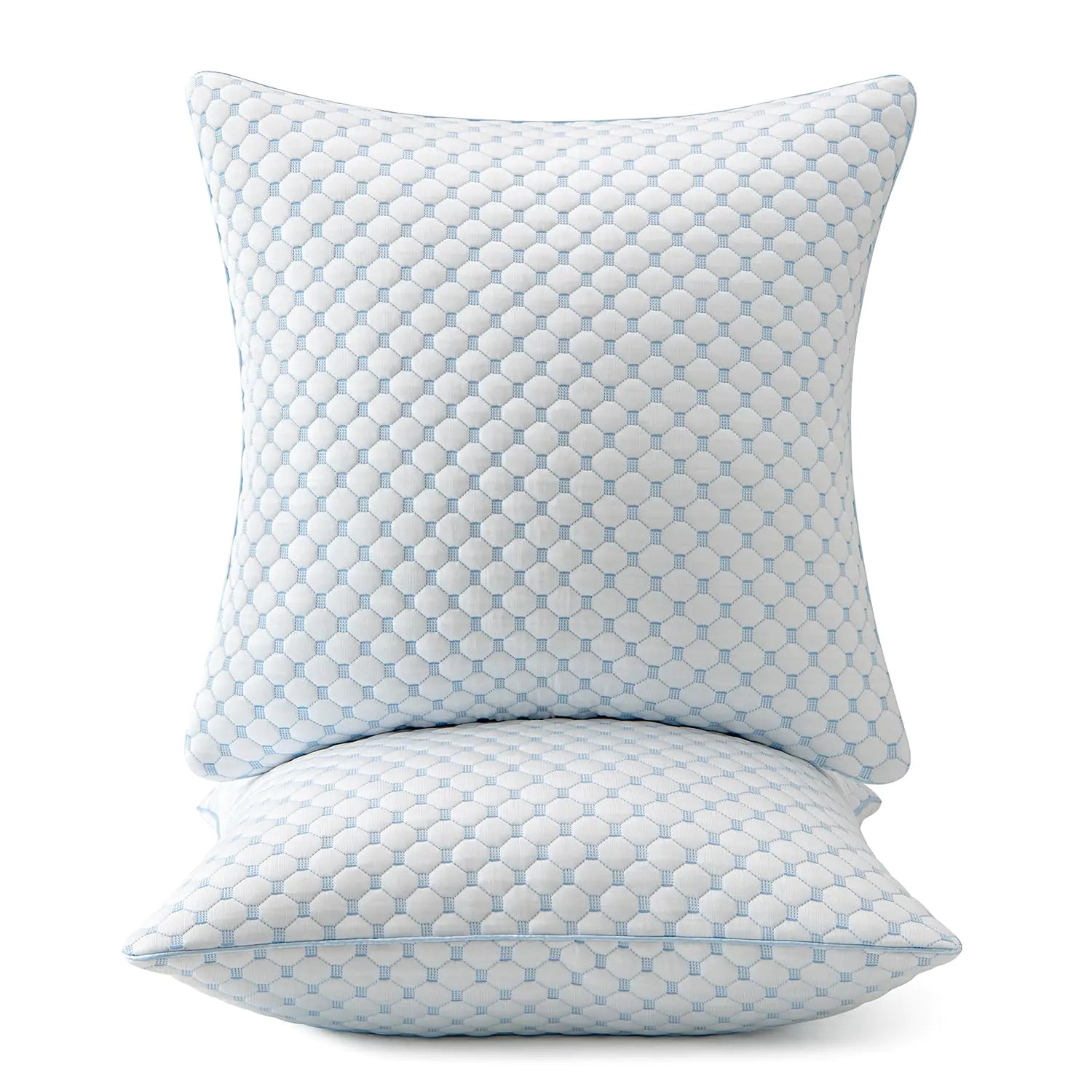 MIULEE 24x24 Cooling Memory Foam Pillow Inserts, Set of 2