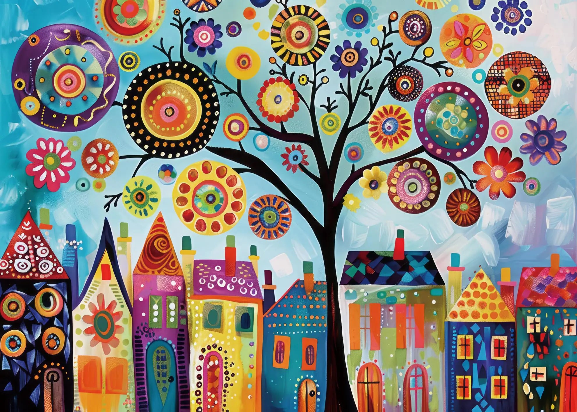 Colorful Jigsaw Puzzle 1000 Pieces