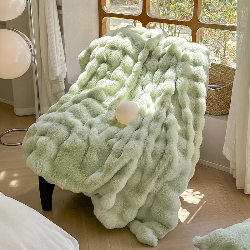 Plush Velvety Rabbit Blanket
