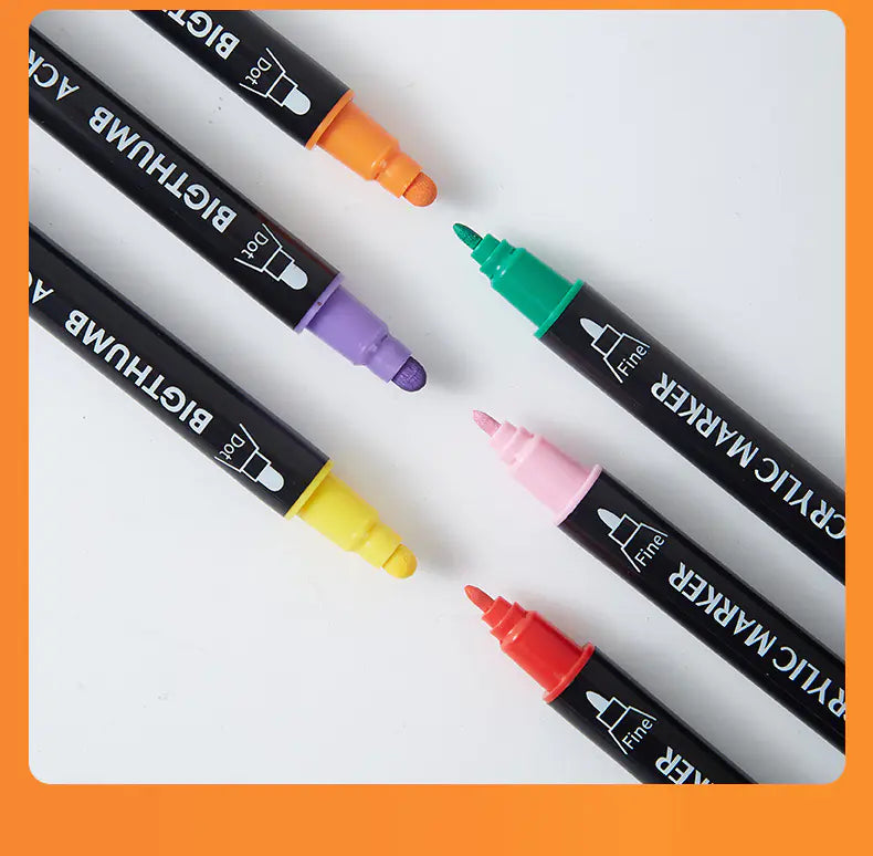 Acrylic Dual-Head Marker Pens