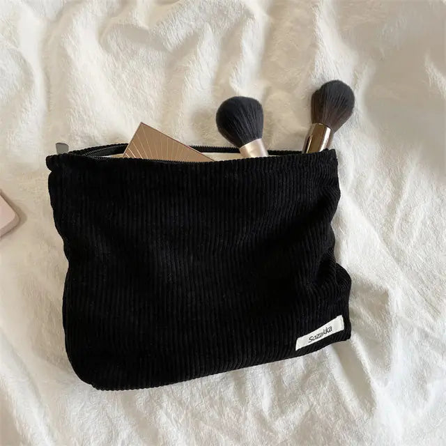 Corduroy Cosmetic Bag
