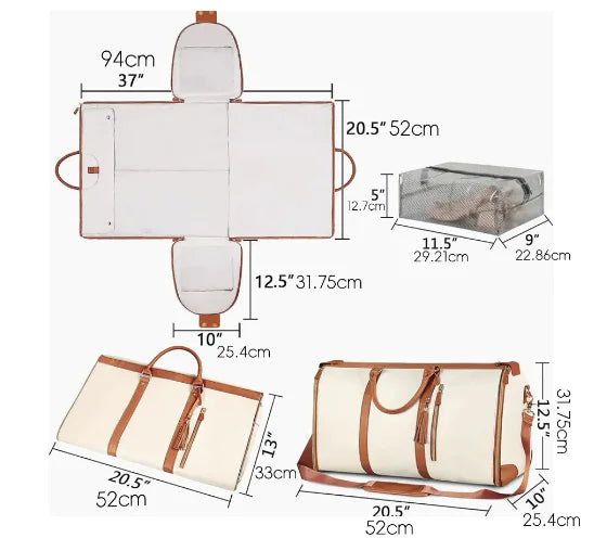 DuraTravel Large Waterproof Shoulder Bag