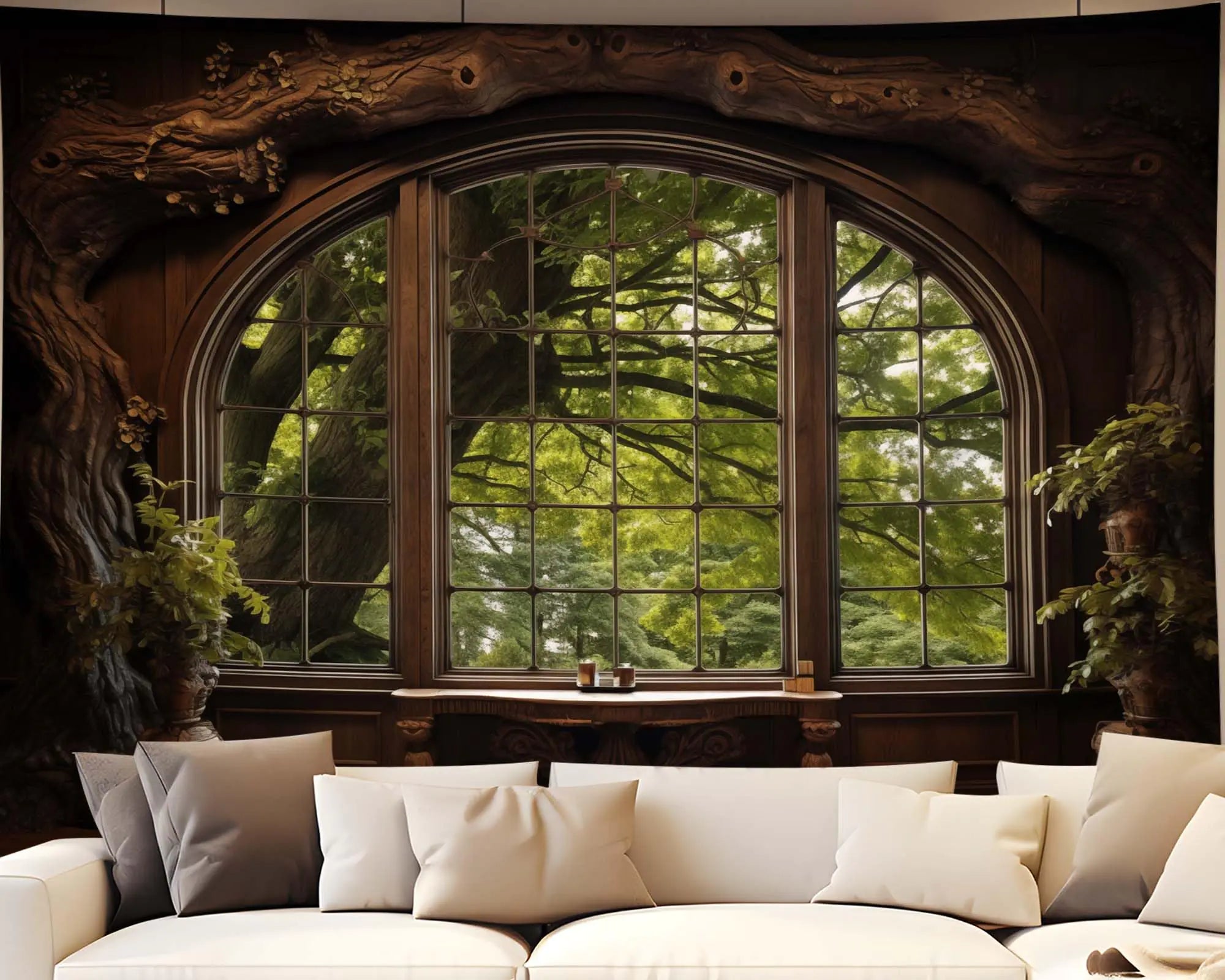Forest Vista Window Tapestry
