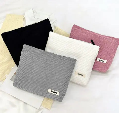 Corduroy Cosmetic Bag