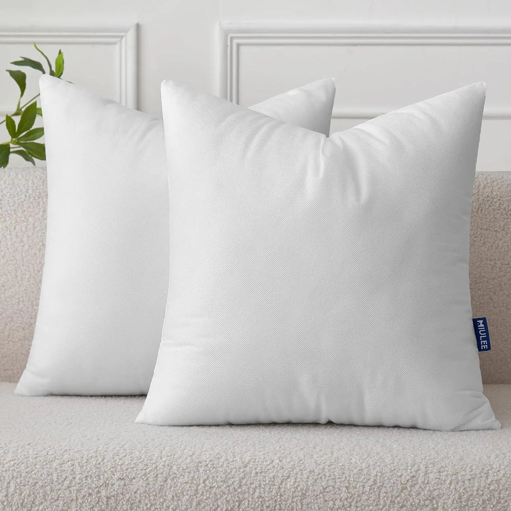 MIULEE 26x26 Nonwoven Throw Pillow Inserts - Set of 2