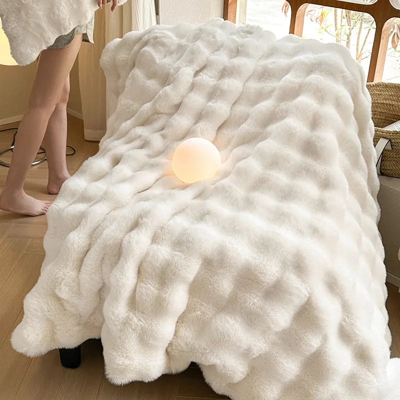 Plush Velvety Rabbit Blanket