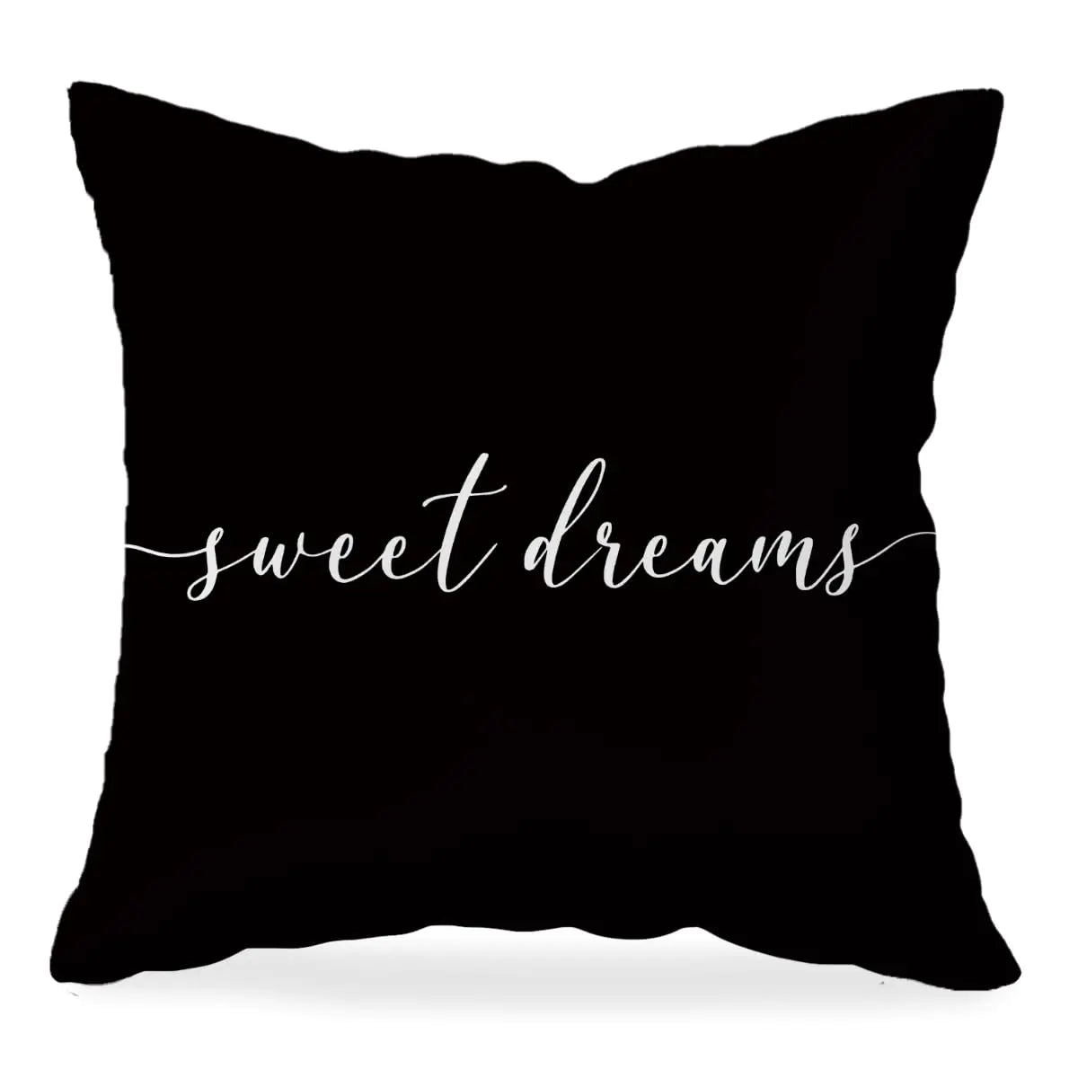 Sweet Slumber Pillow Cover 20x20 - Black