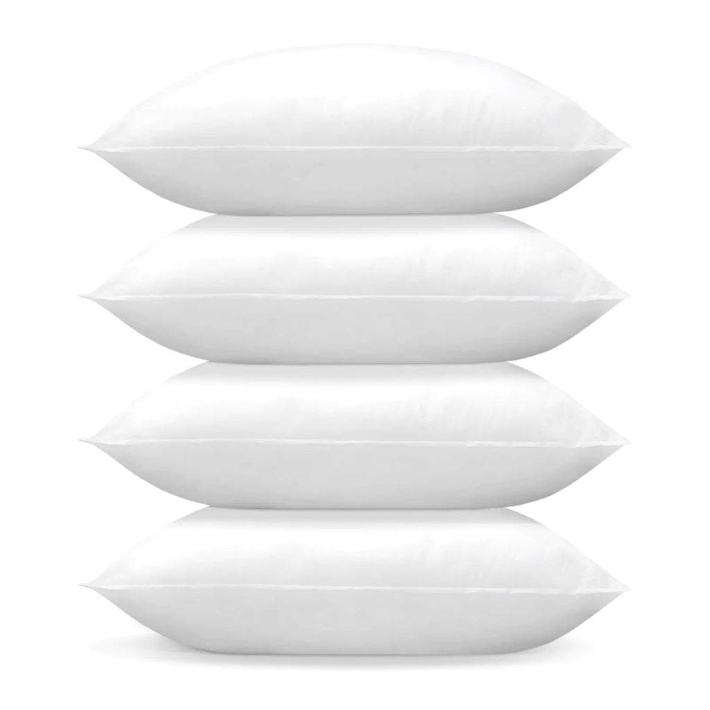 Fluffy Square Pillow Inserts 16x16 - Set of 4