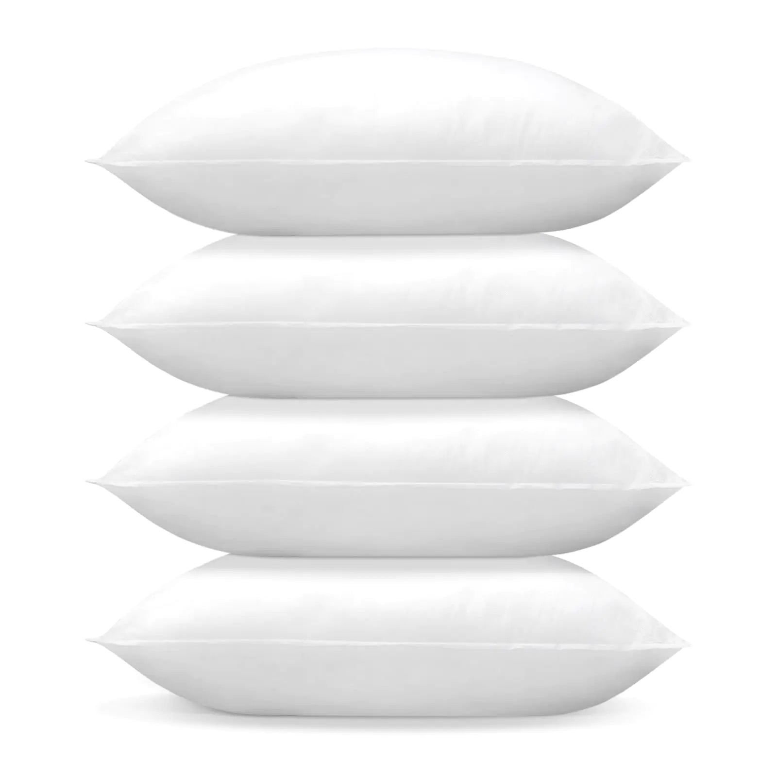 Fluffy Square Pillow Inserts 16x16 - Set of 4