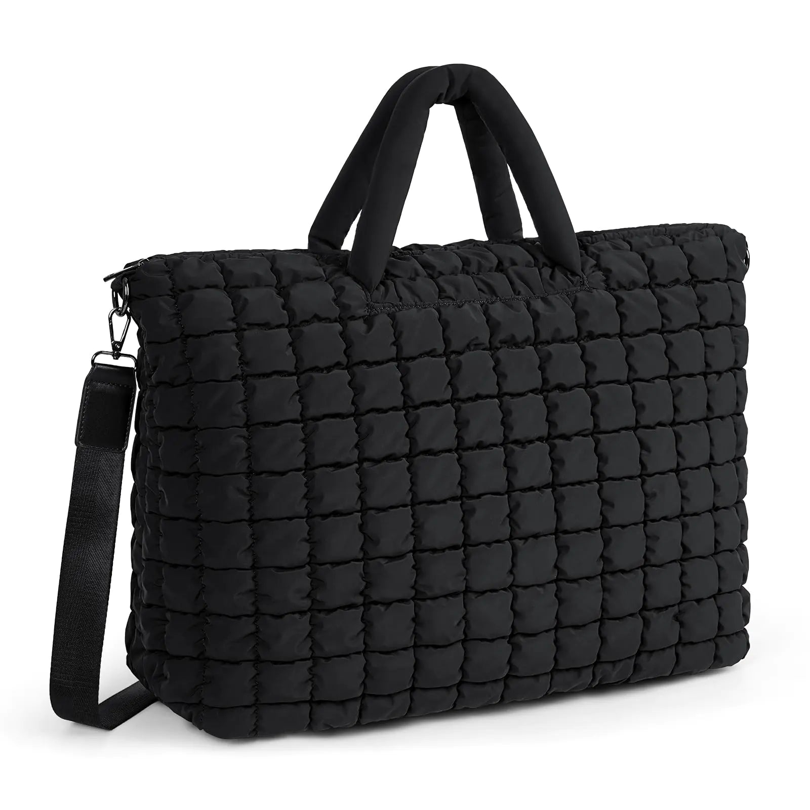 Quilted Travel Duffle Bag Large Overnight Tote