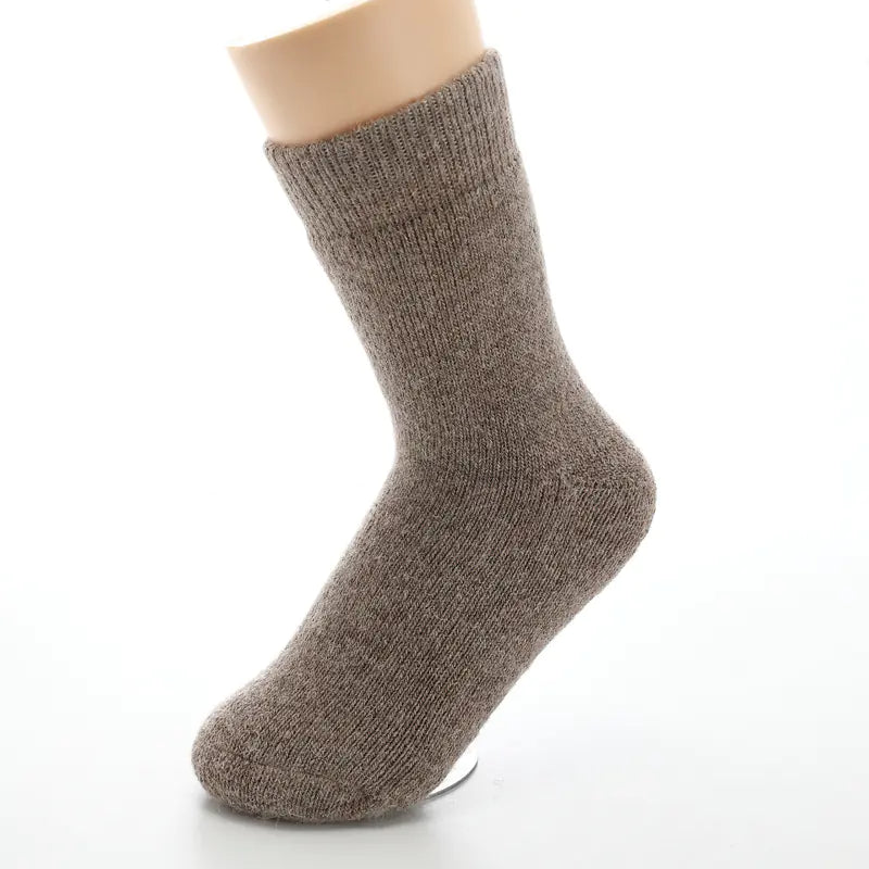 Cozy Wool-Rabbit Blend Socks