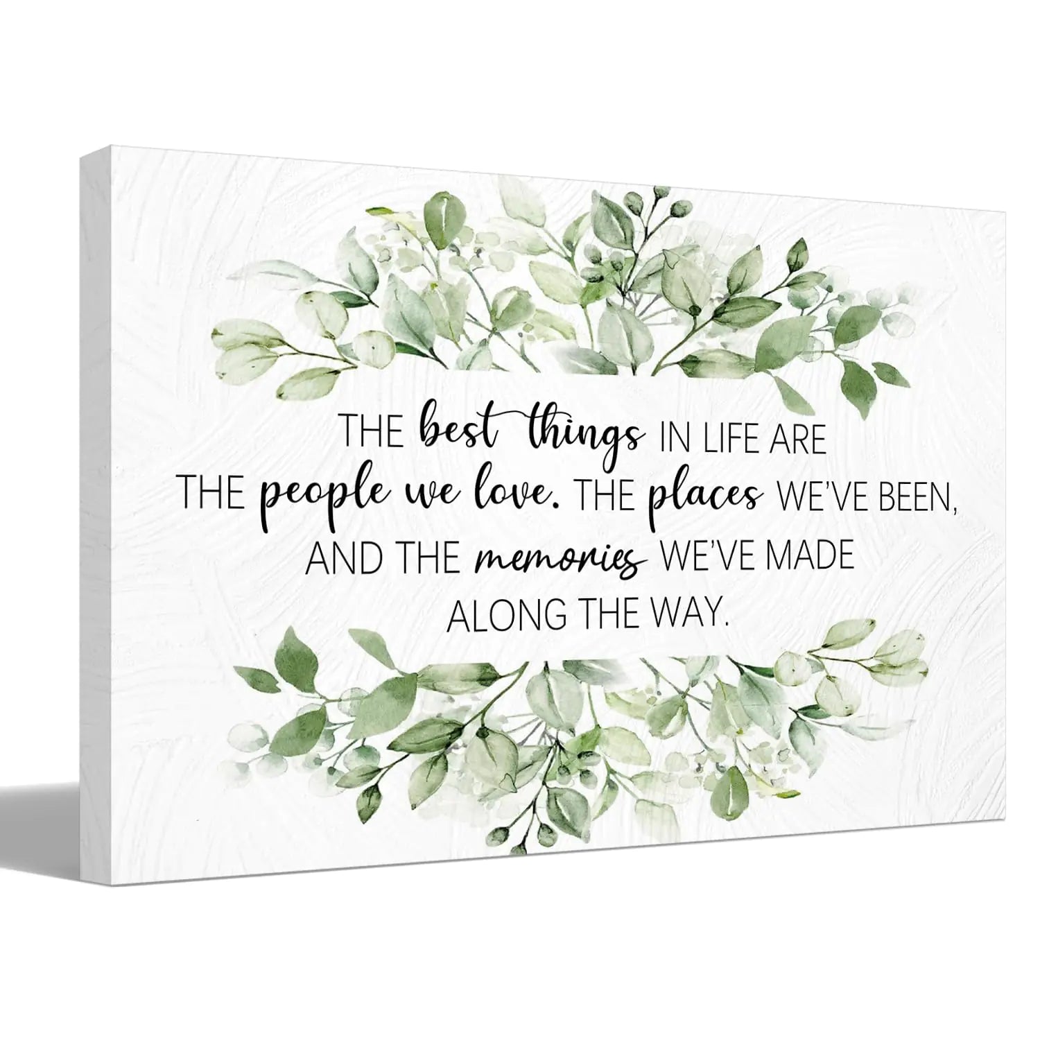 The Best Things Quotes Canvas Wall Art Print 16 x 24