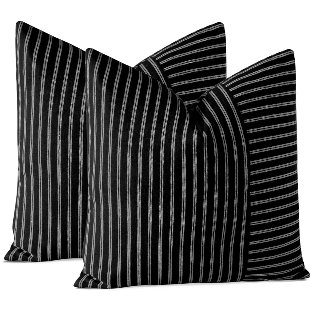 OTOSTAR 2-Pack Modern Striped Pillow Covers 20x20