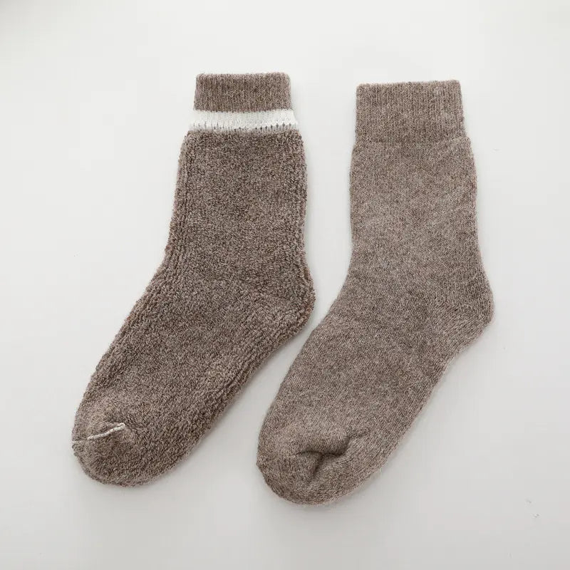 Cozy Wool-Rabbit Blend Socks